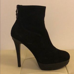 Nexa Black Women’s Suede Ankle Booties